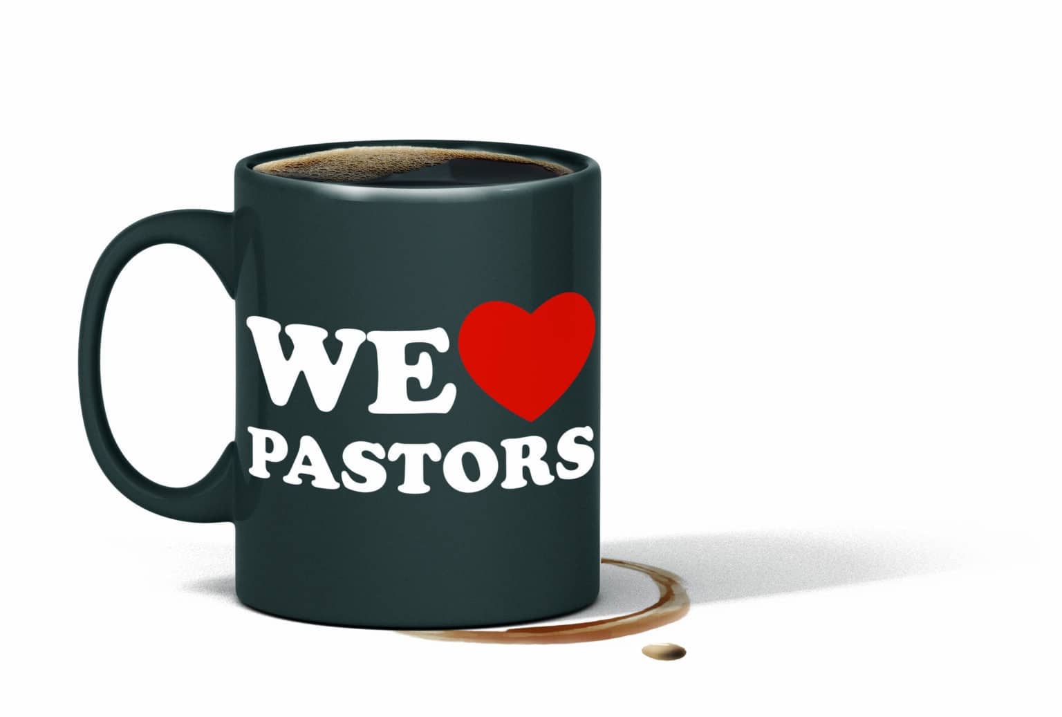 we love pastors mug